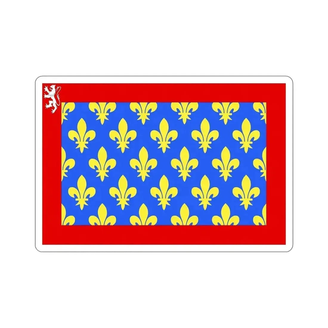 Flag of Sarthe France 2 STICKER Vinyl Die-Cut Decal 5 Inch - The Sticker Space