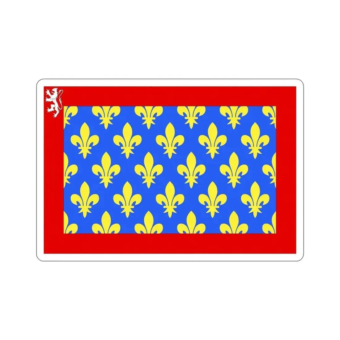 Flag of Sarthe France 2 STICKER Vinyl Die-Cut Decal 6 Inch - The Sticker Space
