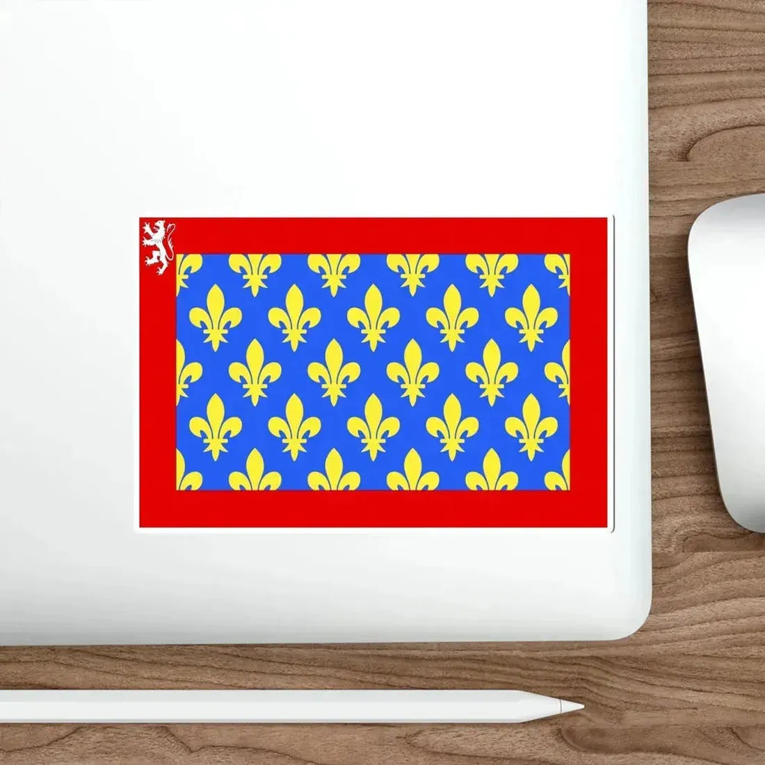 Flag of Sarthe France 2 STICKER Vinyl Die-Cut Decal - The Sticker Space