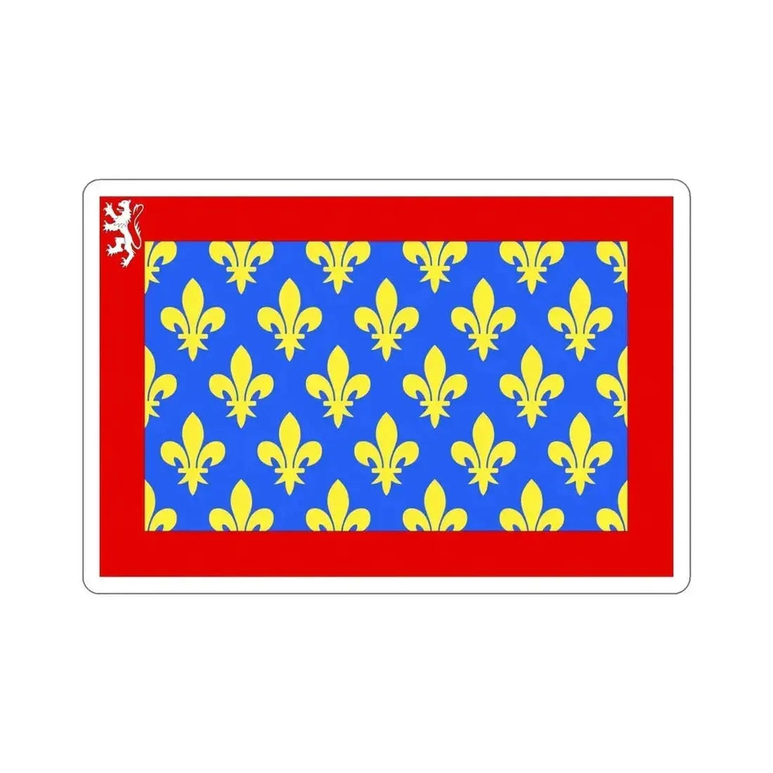 Flag of Sarthe France 2 STICKER Vinyl Die-Cut Decal - The Sticker Space