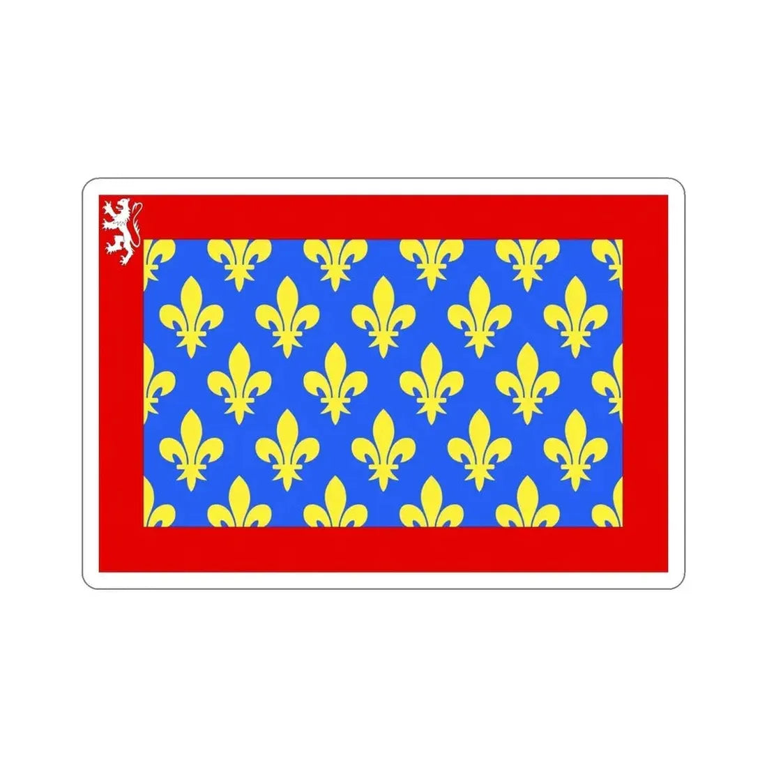 Flag of Sarthe France 2 STICKER Vinyl Die-Cut Decal - The Sticker Space