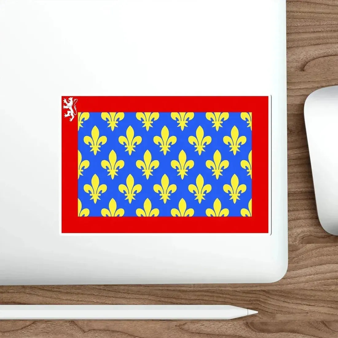 Flag of Sarthe France 2 STICKER Vinyl Die-Cut Decal - The Sticker Space