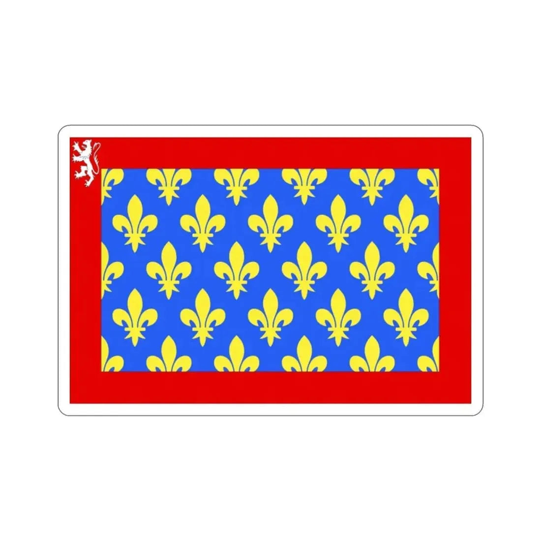 Flag of Sarthe France 2 STICKER Vinyl Die-Cut Decal - The Sticker Space