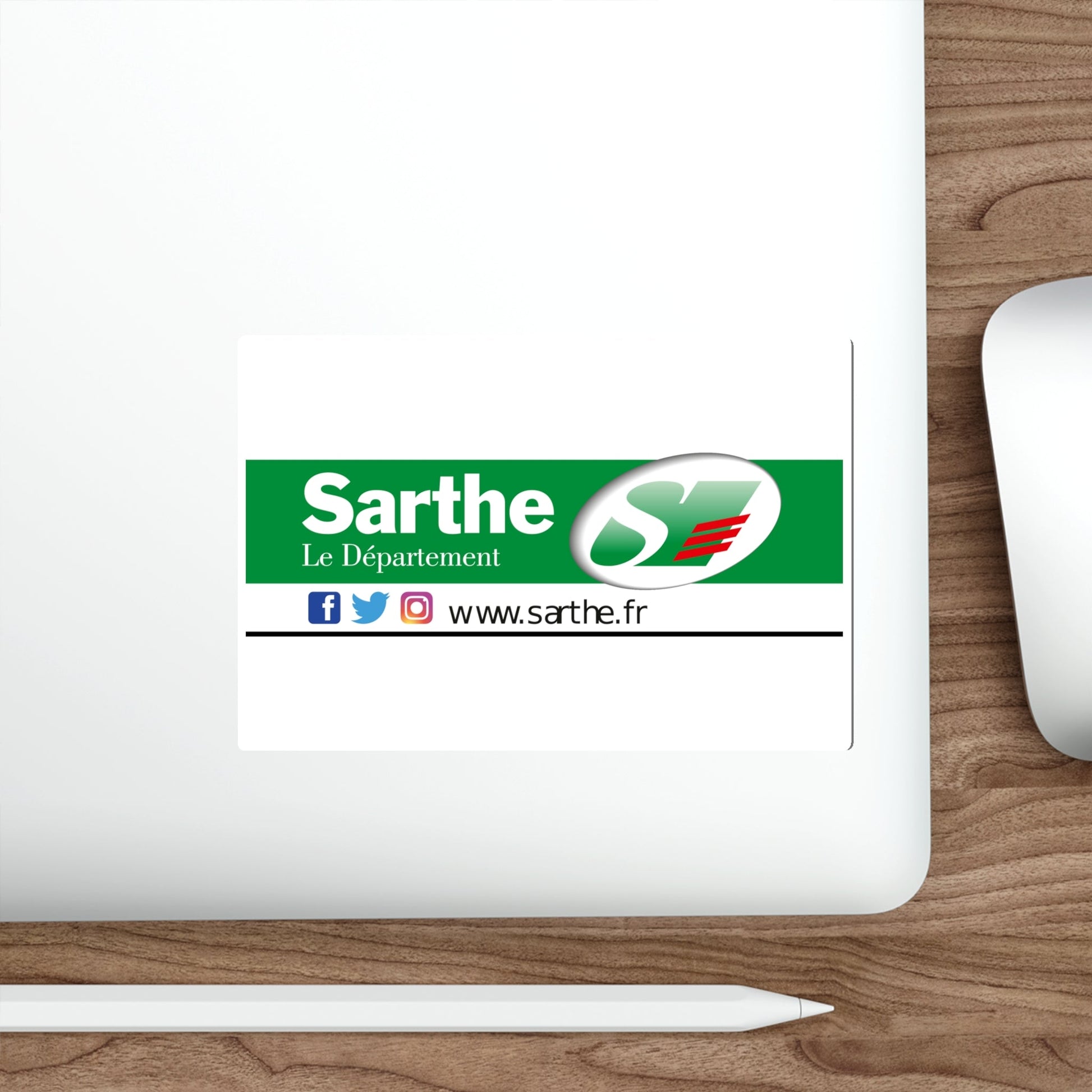 Flag of Sarthe France STICKER Vinyl Die-Cut Decal-The Sticker Space