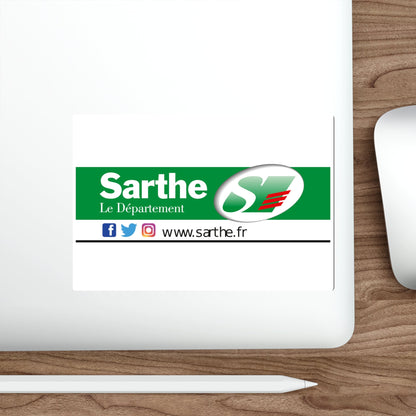 Flag of Sarthe France STICKER Vinyl Die-Cut Decal-The Sticker Space