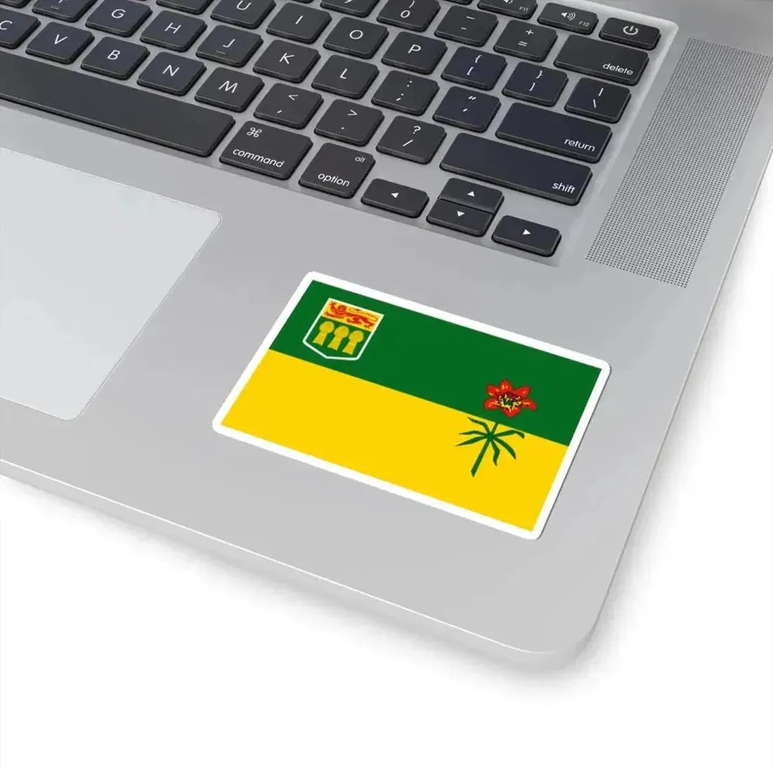 Flag of Saskatchewan 3-2 (Canada) STICKER Vinyl Kiss-Cut Decal - The Sticker Space