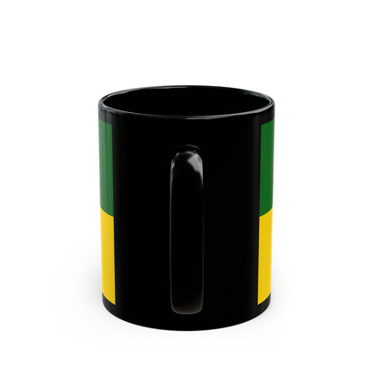 Flag of Saskatchewan Canada - Black Coffee Mug-The Sticker Space