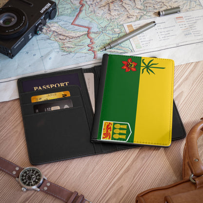 Flag of Saskatchewan Canada - Passport Holder