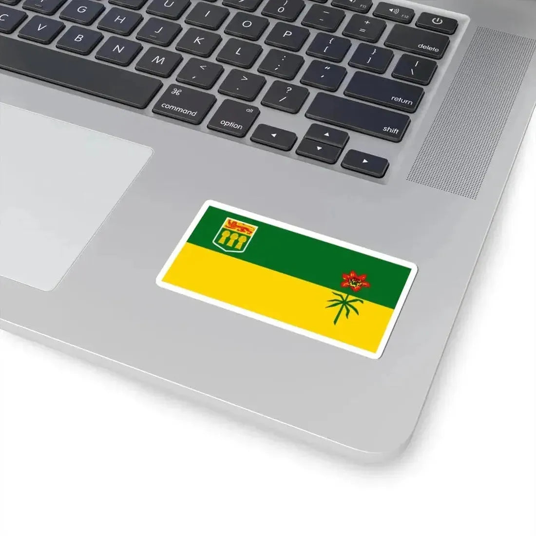Flag of Saskatchewan (Canada) STICKER Vinyl Kiss-Cut Decal - The Sticker Space