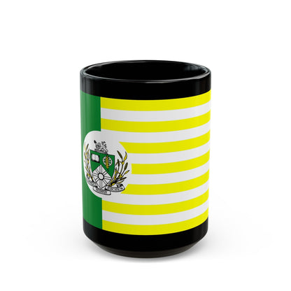 Flag of Saskatoon Canada - Black Coffee Mug-15oz-The Sticker Space