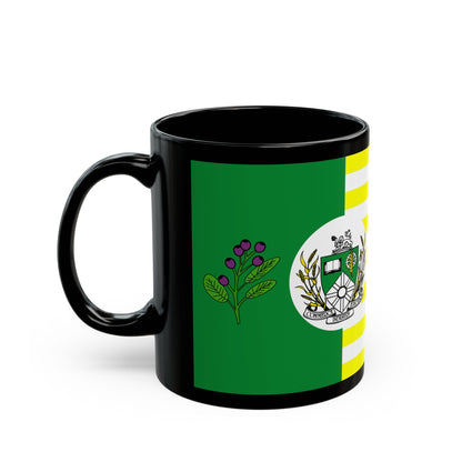 Flag of Saskatoon Canada - Black Coffee Mug-The Sticker Space