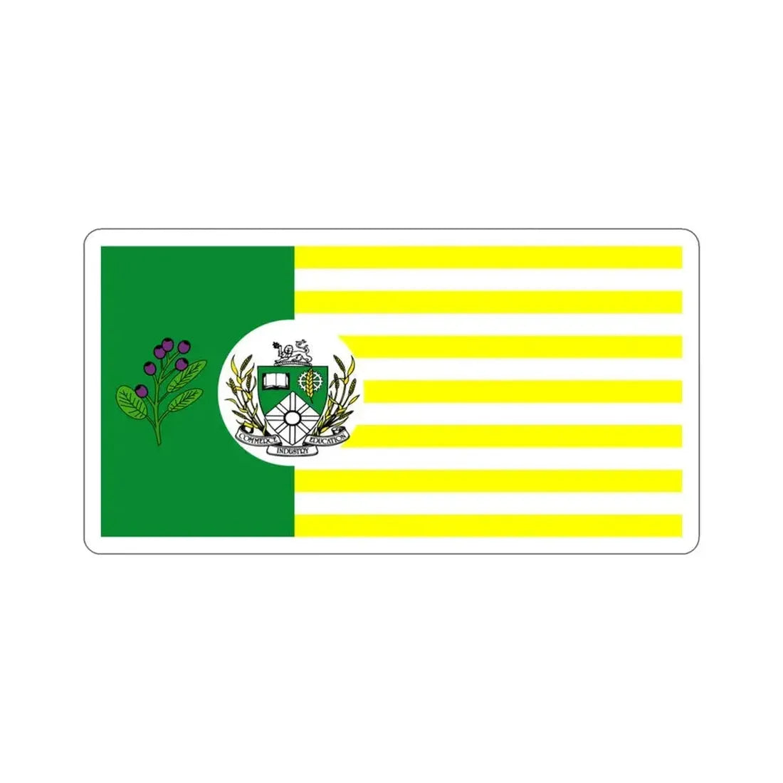 Flag of Saskatoon Canada STICKER Vinyl Die-Cut Decal 3 Inch - The Sticker Space