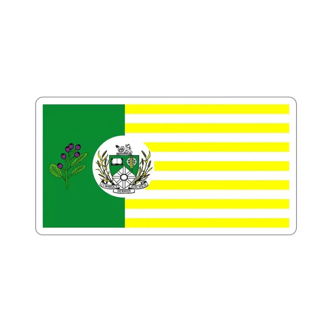 Flag of Saskatoon Canada STICKER Vinyl Die-Cut Decal - The Sticker Space