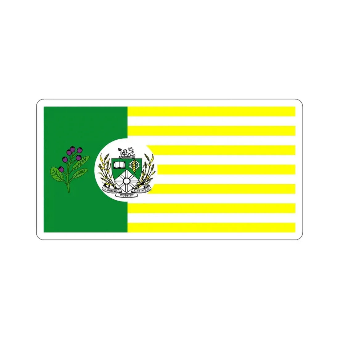 Flag of Saskatoon Canada STICKER Vinyl Die-Cut Decal - The Sticker Space