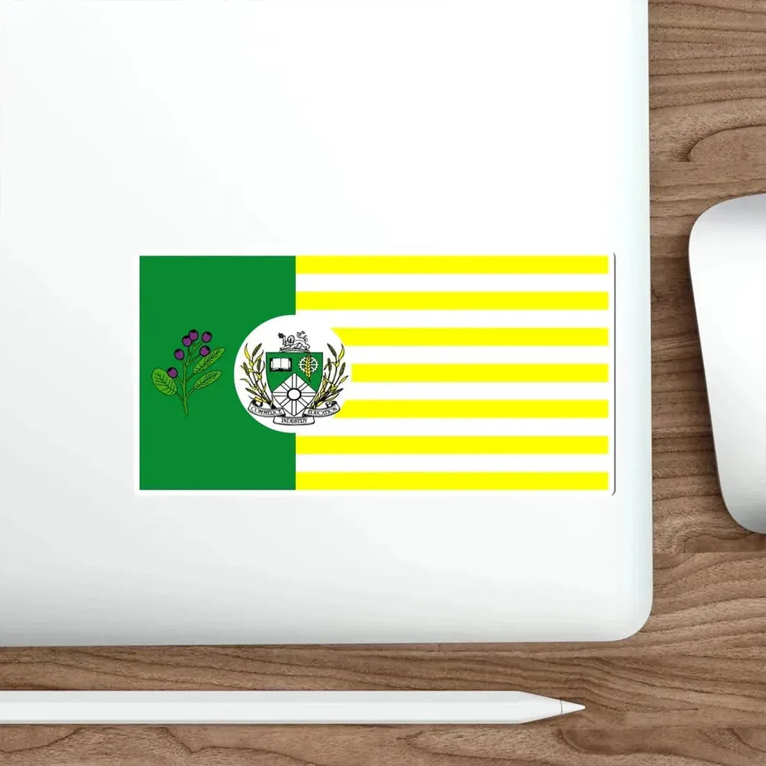 Flag of Saskatoon Canada STICKER Vinyl Die-Cut Decal - The Sticker Space