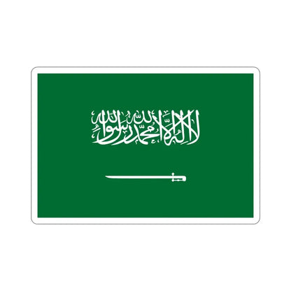 Flag of Saudi Arabia STICKER Vinyl Die-Cut Decal 5 Inch - The Sticker Space