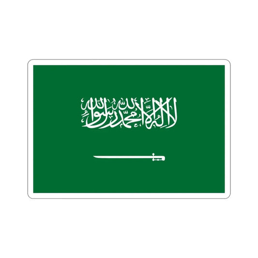 Flag of Saudi Arabia STICKER Vinyl Die-Cut Decal 6 Inch - The Sticker Space