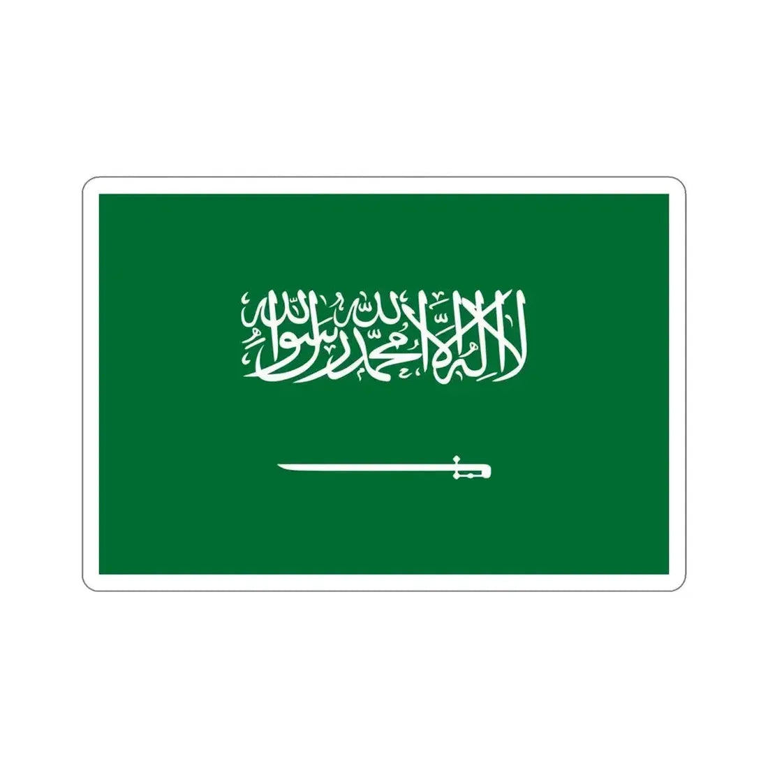 Flag of Saudi Arabia STICKER Vinyl Die-Cut Decal - The Sticker Space