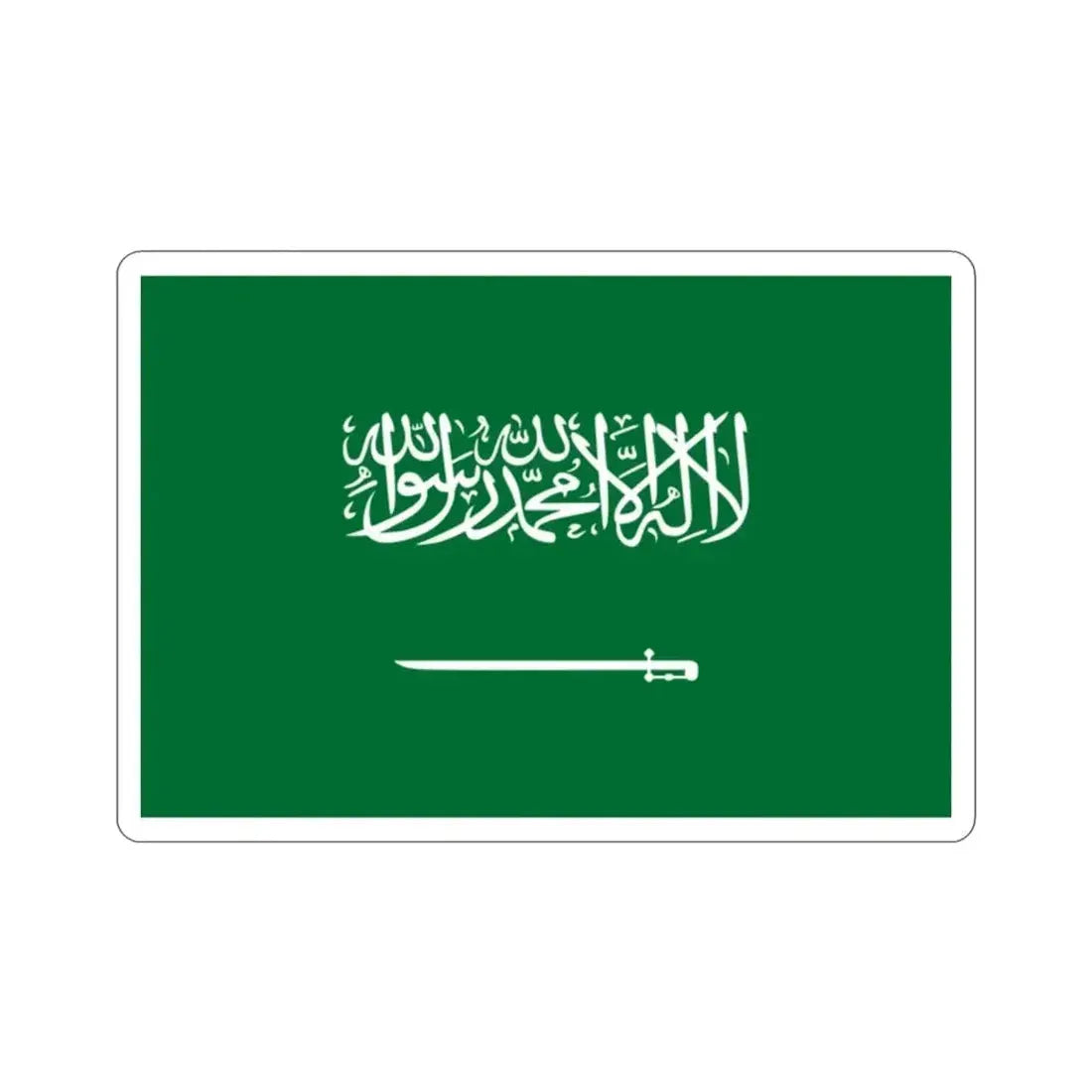 Flag of Saudi Arabia STICKER Vinyl Die-Cut Decal - The Sticker Space