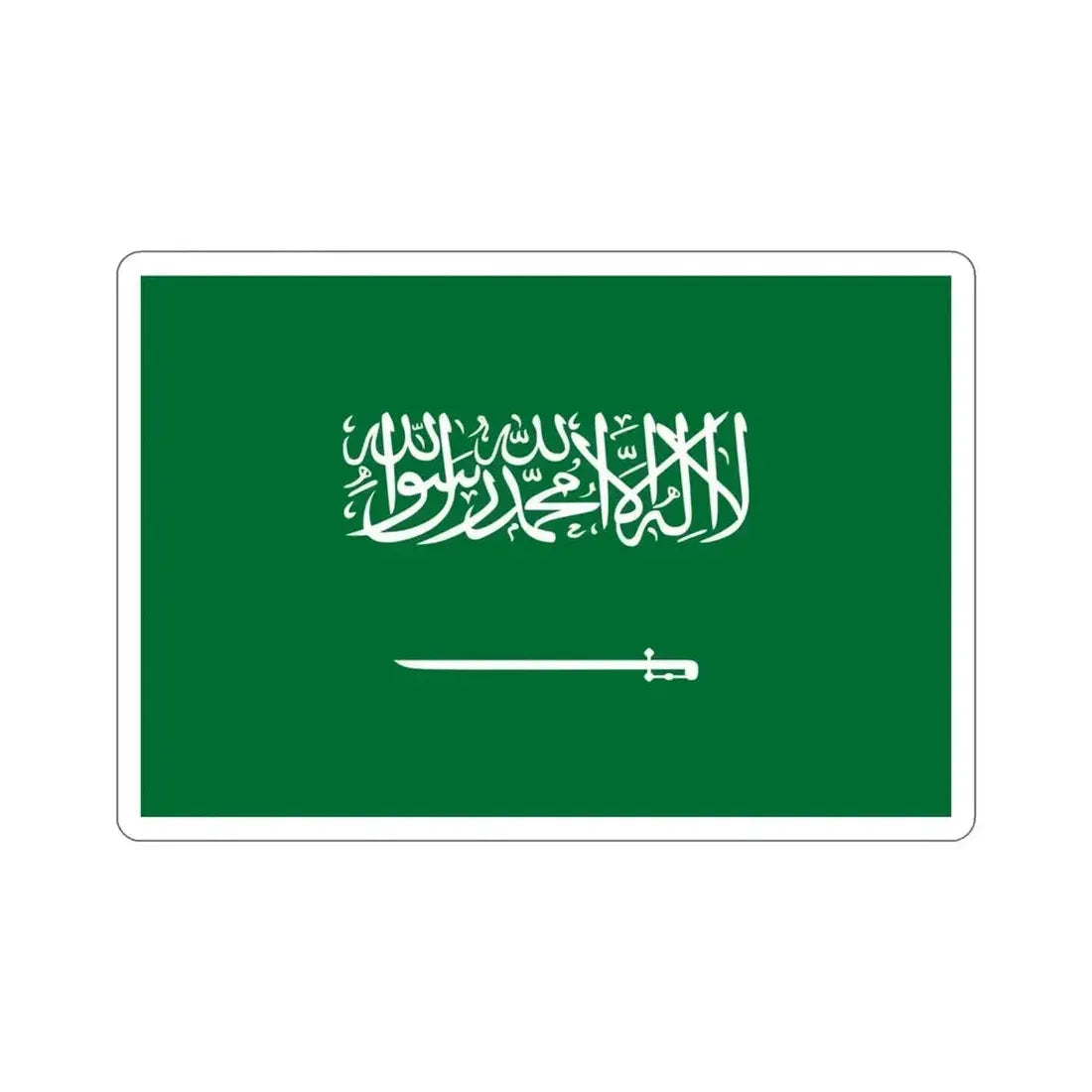 Flag of Saudi Arabia STICKER Vinyl Die-Cut Decal - The Sticker Space