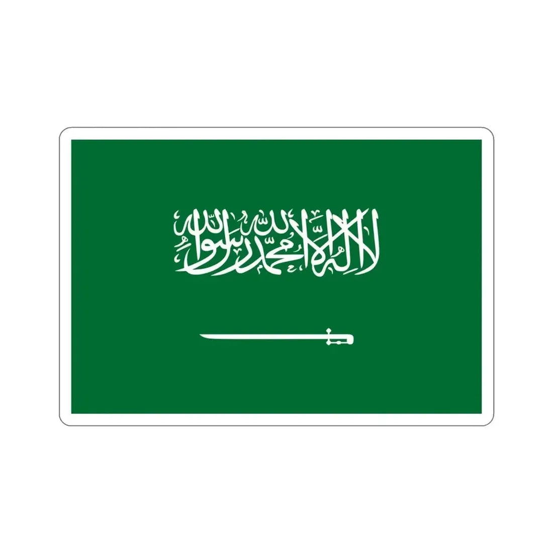 Flag of Saudi Arabia STICKER Vinyl Die-Cut Decal - The Sticker Space