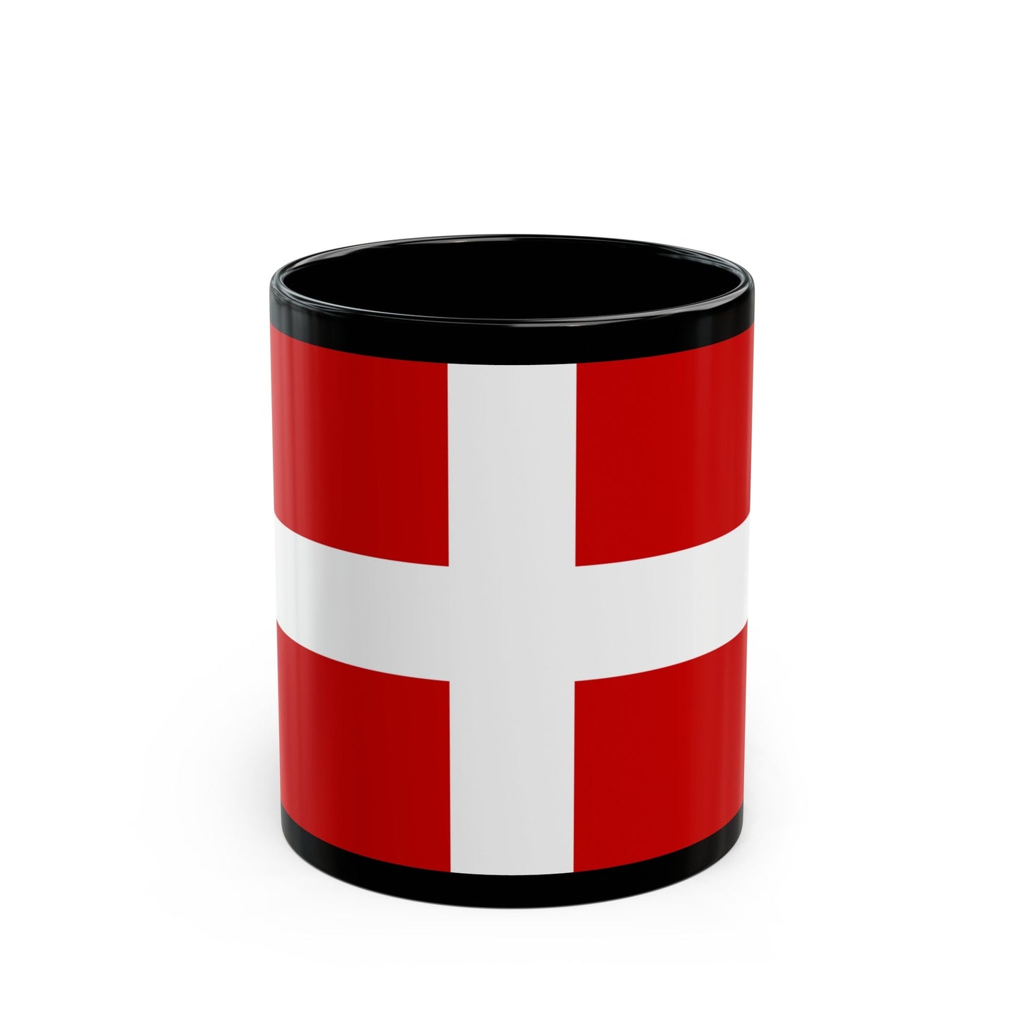 Flag of Savoie France - Black Coffee Mug-11oz-The Sticker Space