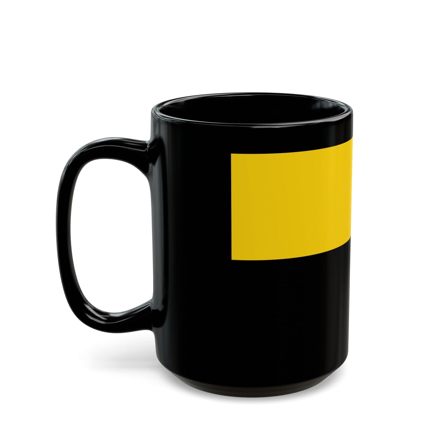 Flag of Saxony Anhalt Germany - Black Coffee Mug-The Sticker Space