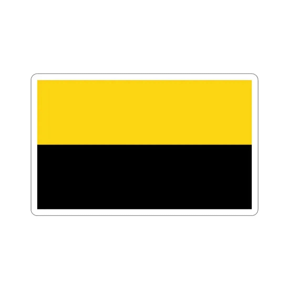 Flag of Saxony Anhalt Germany STICKER Vinyl Die-Cut Decal 2 Inch - The Sticker Space