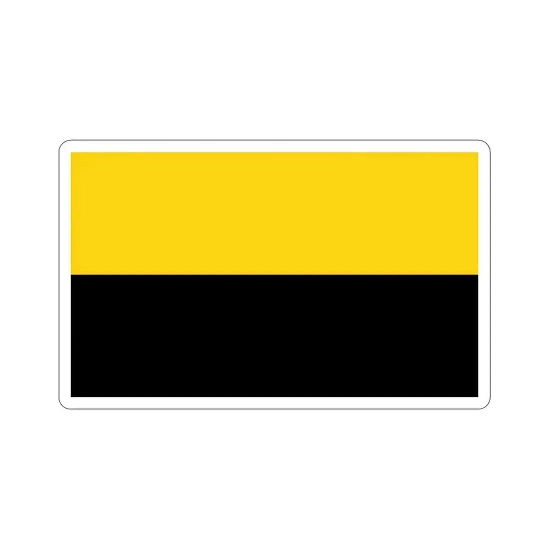 Flag of Saxony Anhalt Germany STICKER Vinyl Die-Cut Decal 4 Inch - The Sticker Space