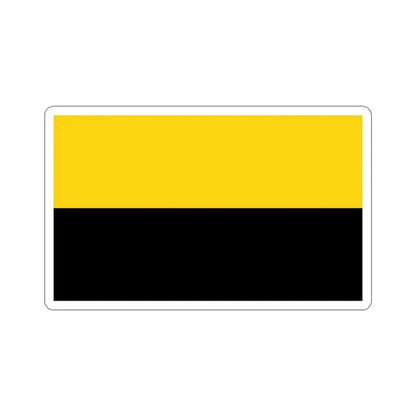 Flag of Saxony Anhalt Germany STICKER Vinyl Die-Cut Decal 4 Inch - The Sticker Space
