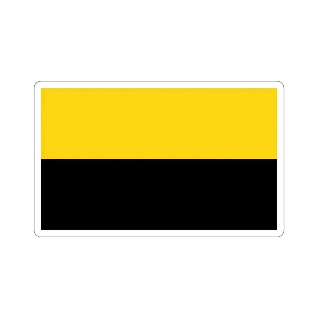 Flag of Saxony Anhalt Germany STICKER Vinyl Die-Cut Decal 5 Inch - The Sticker Space