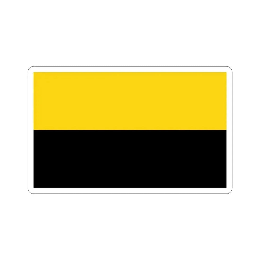 Flag of Saxony Anhalt Germany STICKER Vinyl Die-Cut Decal 5 Inch - The Sticker Space