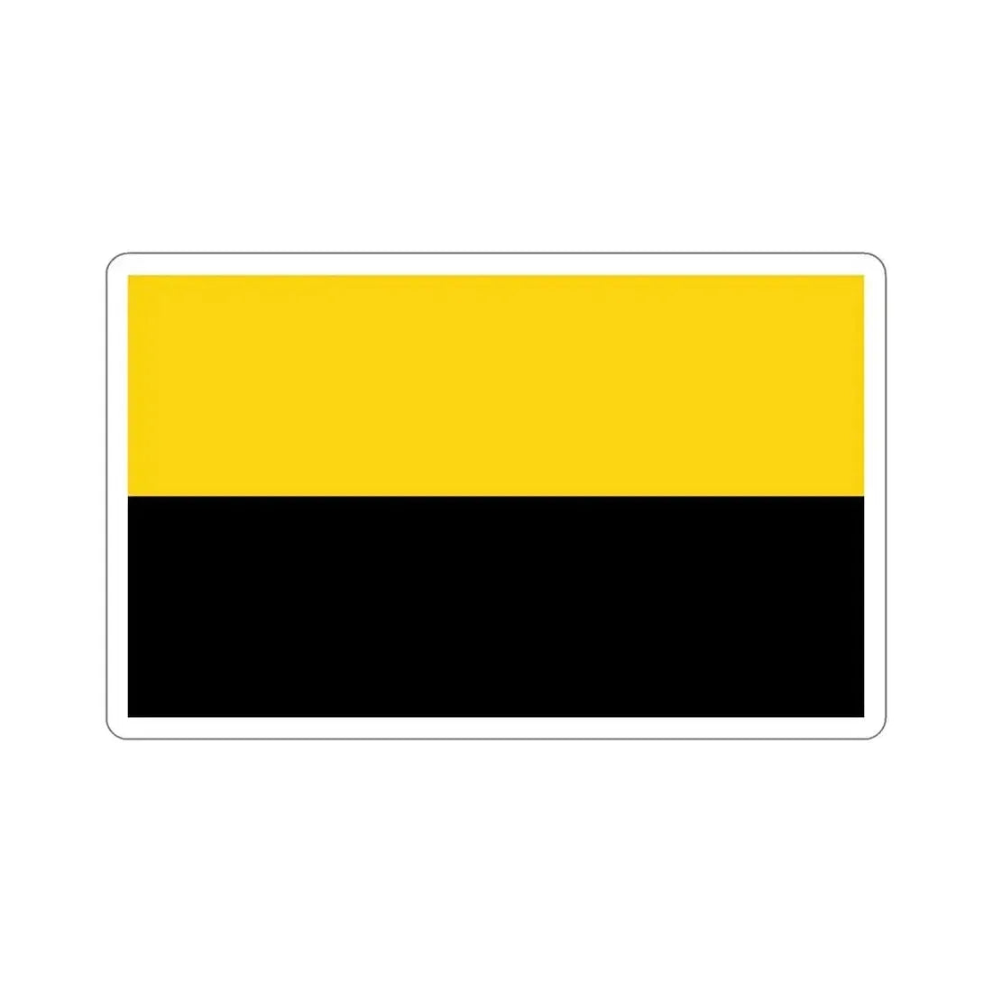 Flag of Saxony Anhalt Germany STICKER Vinyl Die-Cut Decal 6 Inch - The Sticker Space
