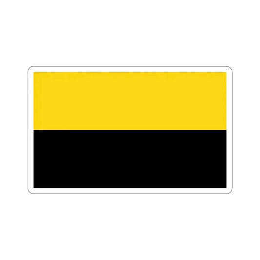 Flag of Saxony Anhalt Germany STICKER Vinyl Die-Cut Decal 6 Inch - The Sticker Space