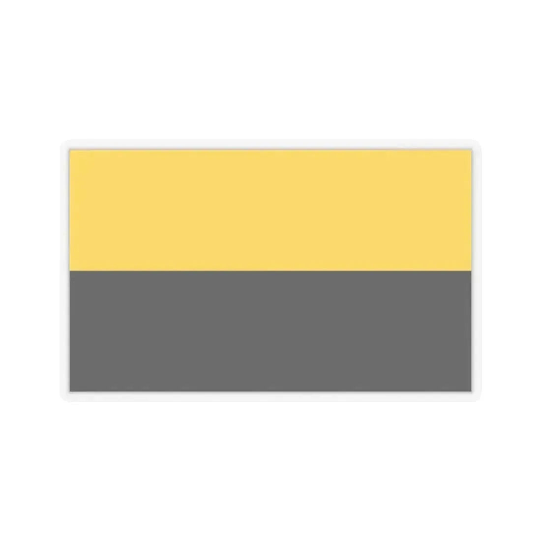 Flag of Saxony Anhalt Germany - STICKER Vinyl Kiss-Cut Decal 2 Inch Transparent - The Sticker Space