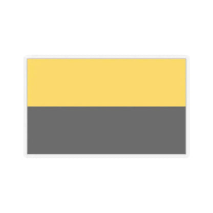 Flag of Saxony Anhalt Germany - STICKER Vinyl Kiss-Cut Decal 3 Inch Transparent - The Sticker Space