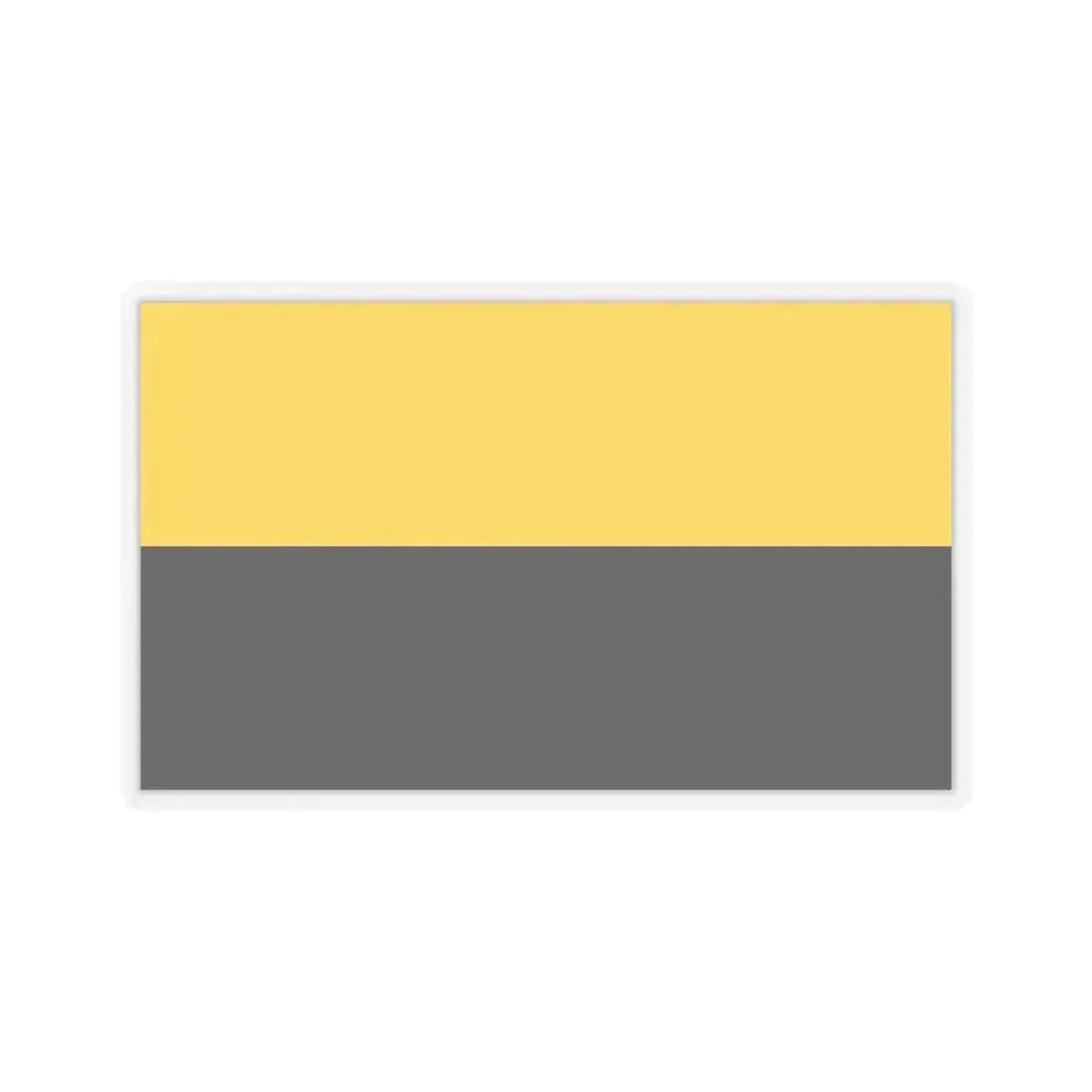 Flag of Saxony Anhalt Germany - STICKER Vinyl Kiss-Cut Decal 4 Inch Transparent - The Sticker Space