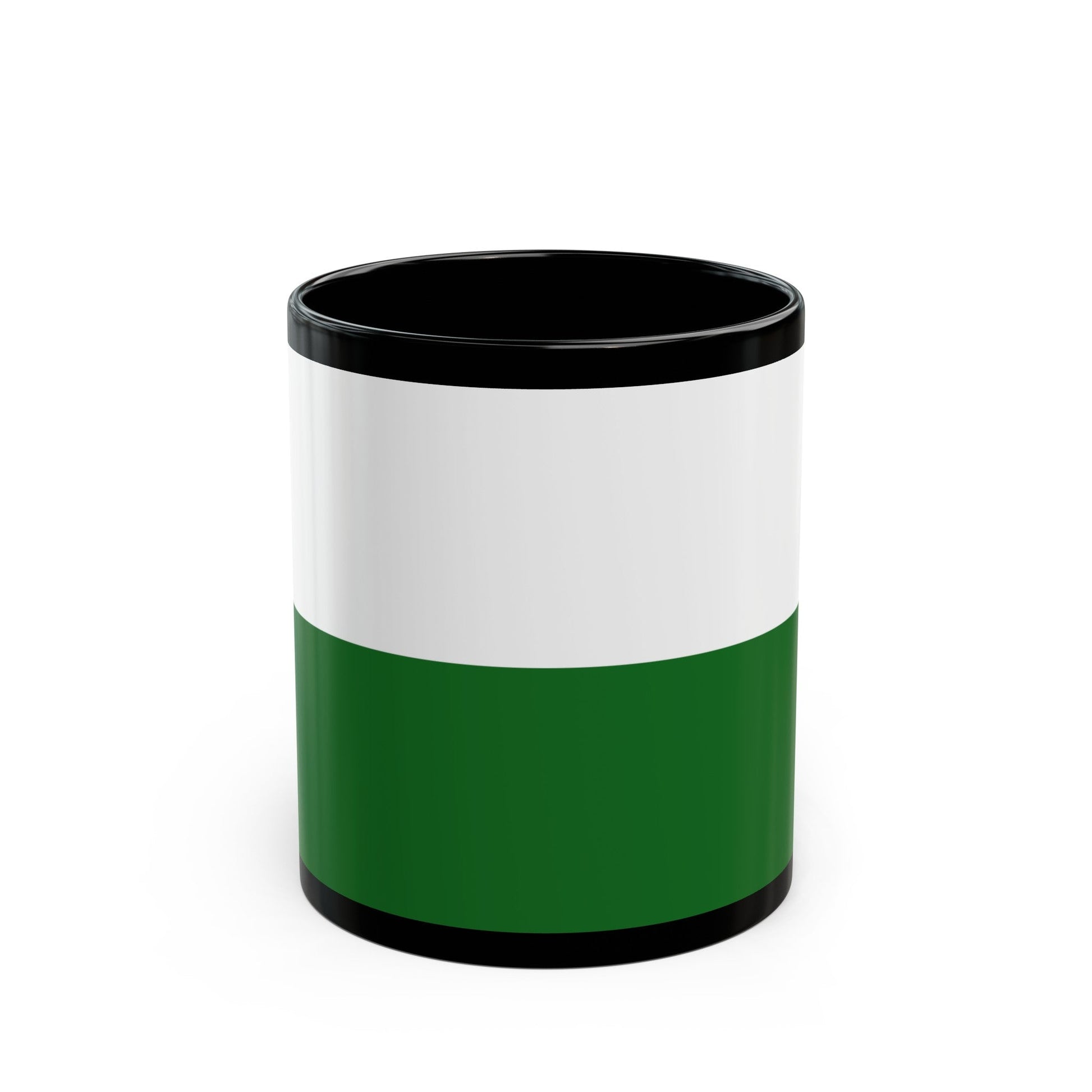 Flag of Saxony Germany - Black Coffee Mug-11oz-The Sticker Space