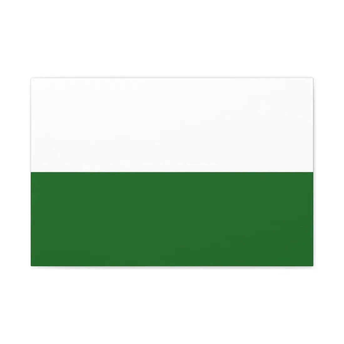 Flag of Saxony Germany - Canvas Wall Art 24″ x 16″ 1.25" - The Sticker Space