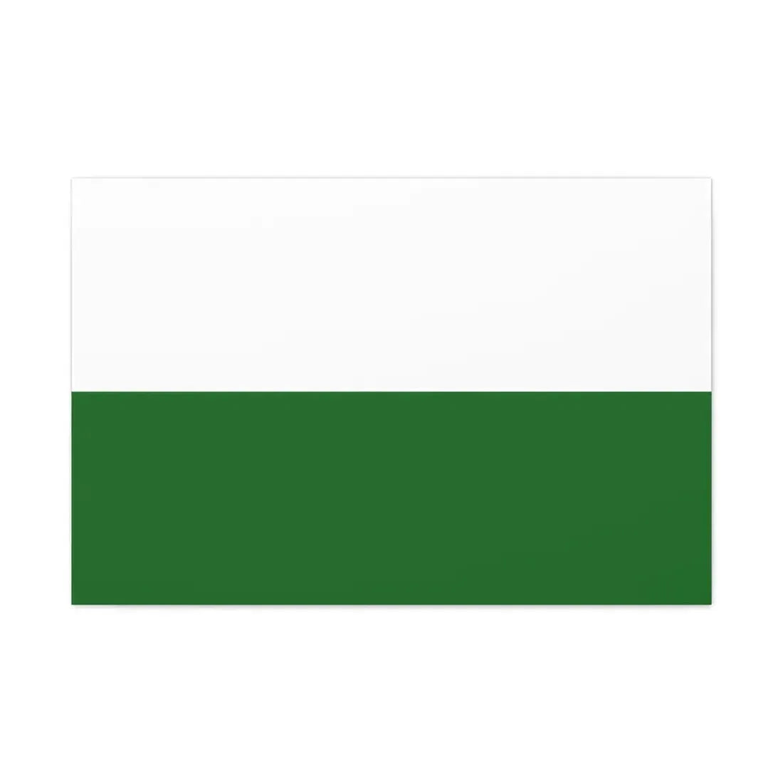 Flag of Saxony Germany - Canvas Wall Art 36" x 24" 1.25" - The Sticker Space