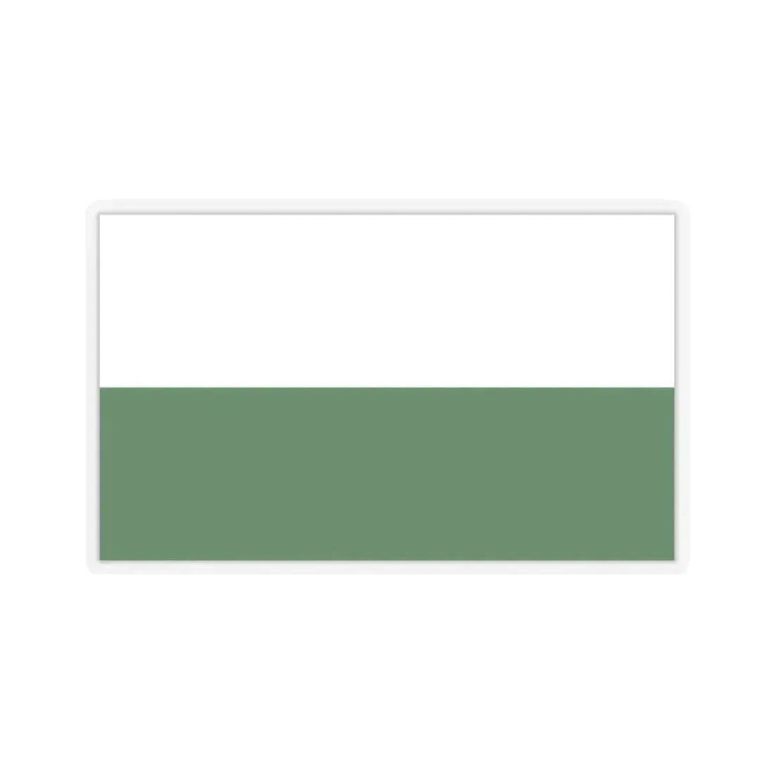 Flag of Saxony Germany - STICKER Vinyl Kiss-Cut Decal 2 Inch Transparent - The Sticker Space