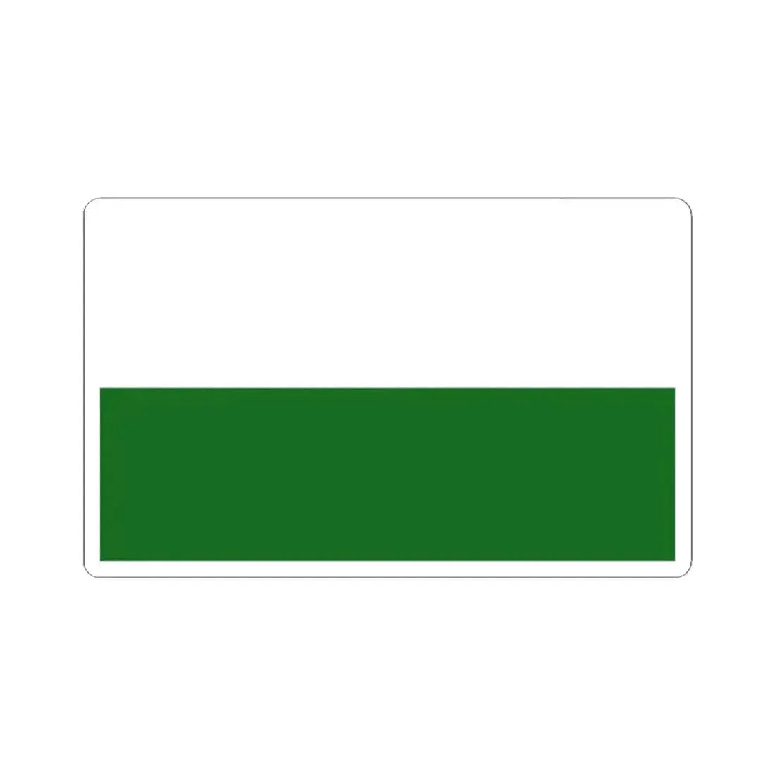 Flag of Saxony Germany - STICKER Vinyl Kiss-Cut Decal 2 Inch White - The Sticker Space
