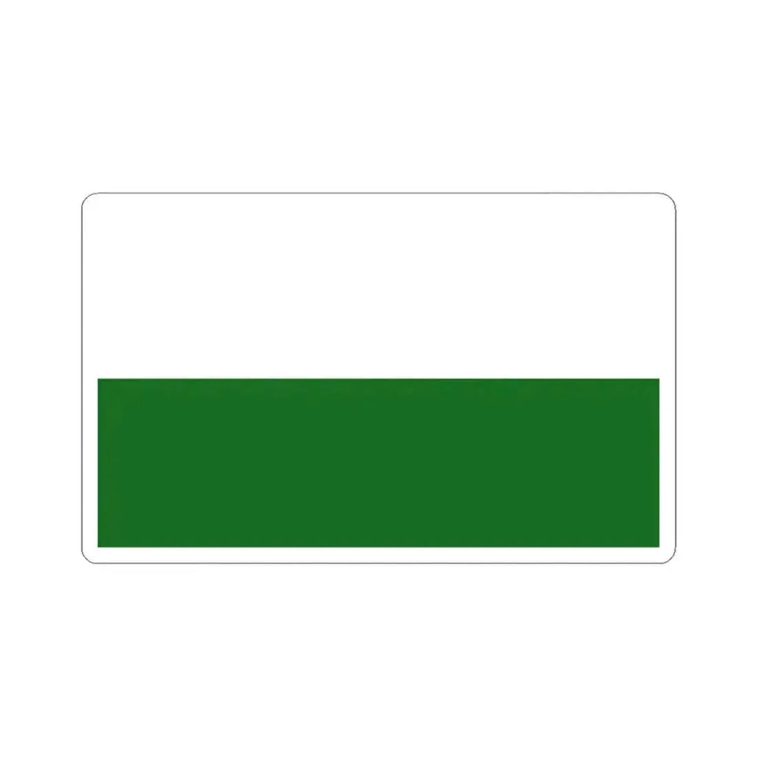Flag of Saxony Germany - STICKER Vinyl Kiss-Cut Decal 3 Inch White - The Sticker Space