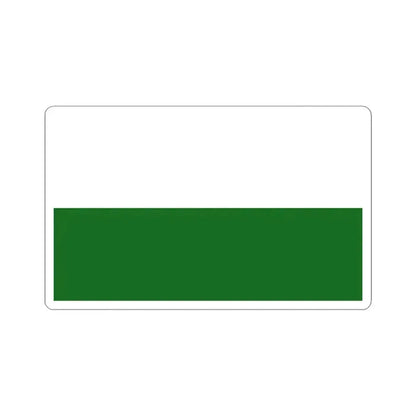 Flag of Saxony Germany - STICKER Vinyl Kiss-Cut Decal 3 Inch White - The Sticker Space