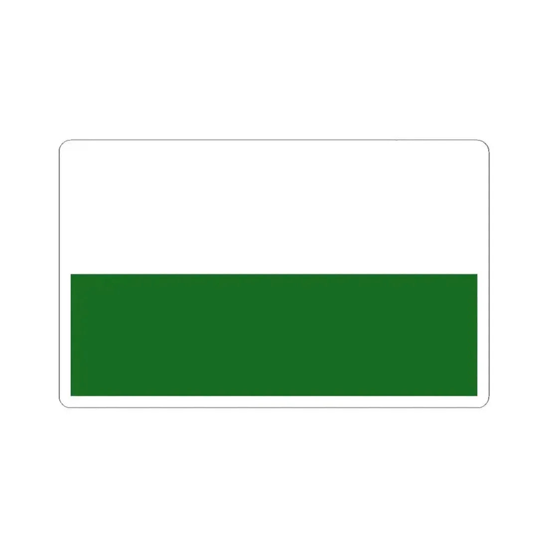 Flag of Saxony Germany - STICKER Vinyl Kiss-Cut Decal 6 Inch White - The Sticker Space