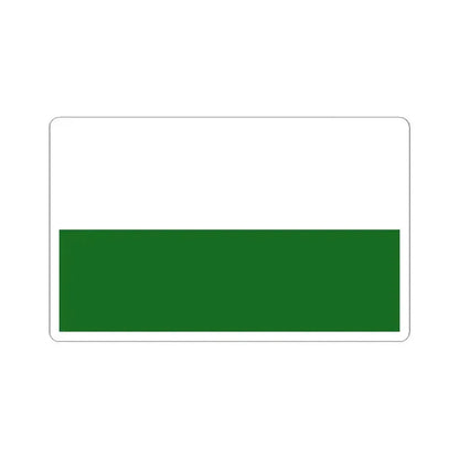 Flag of Saxony Germany - STICKER Vinyl Kiss-Cut Decal 6 Inch White - The Sticker Space