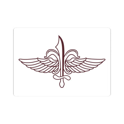 Flag of Sayeret Matkal (Israel) STICKER Vinyl Kiss-Cut Decal 3 Inch White - The Sticker Space