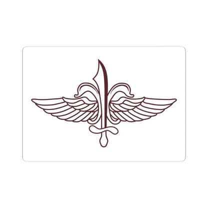 Flag of Sayeret Matkal (Israel) STICKER Vinyl Kiss-Cut Decal 6 Inch White - The Sticker Space
