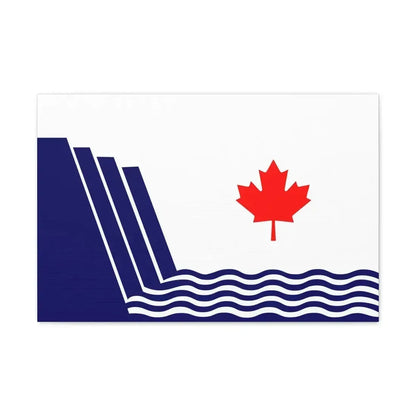 Flag of Scarborough Ontario Canada - Canvas Wall Art 24″ x 16″ 1.25" - The Sticker Space