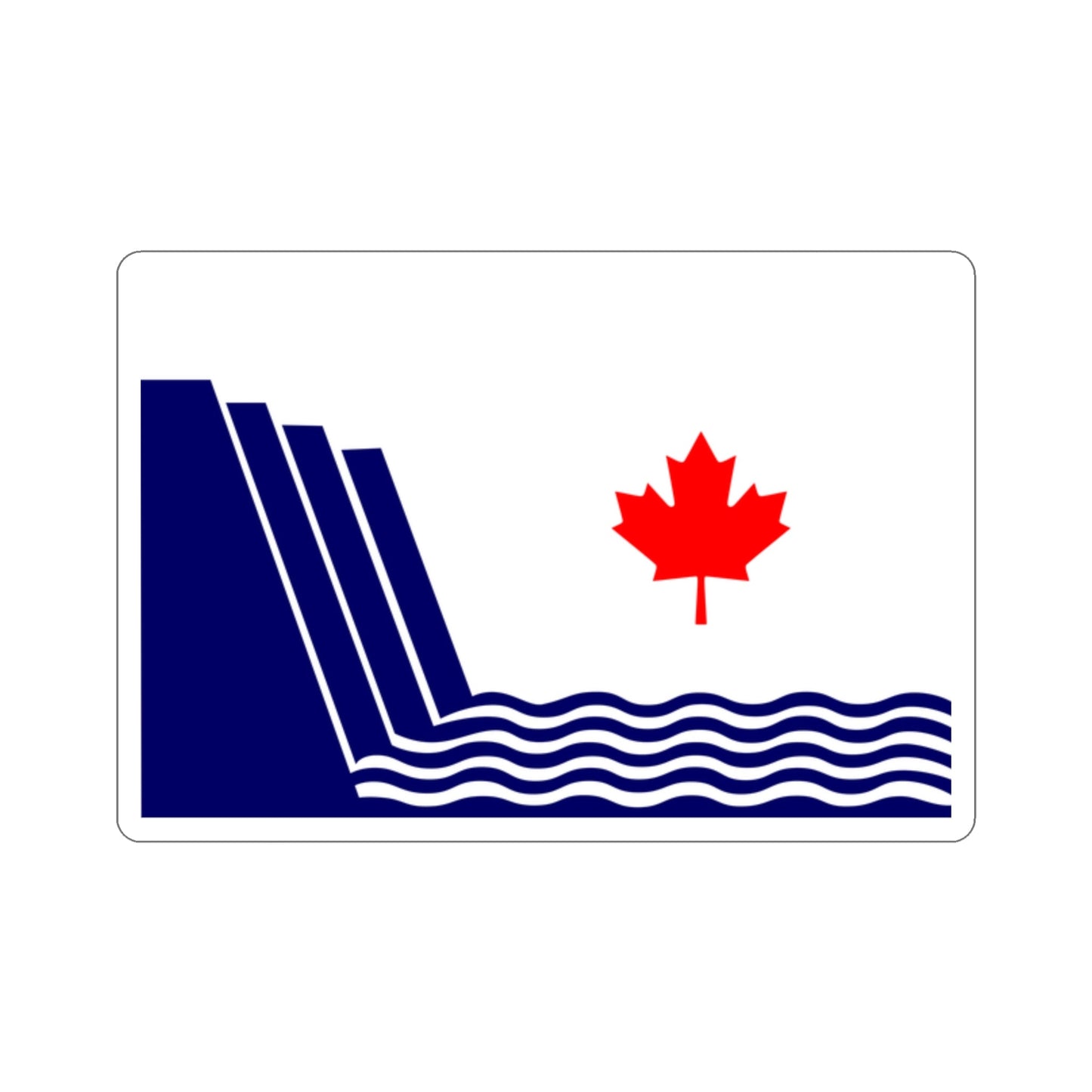 Flag of Scarborough Ontario Canada STICKER Vinyl Die-Cut Decal-2 Inch-The Sticker Space